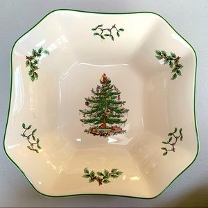 🎄Spode Christmas Salad Bowl 9 1/2” NWT